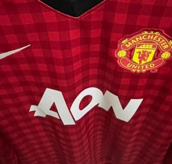 12/13 マンチェスターU ホーム 長袖 10番 ウェイン・ルーニー