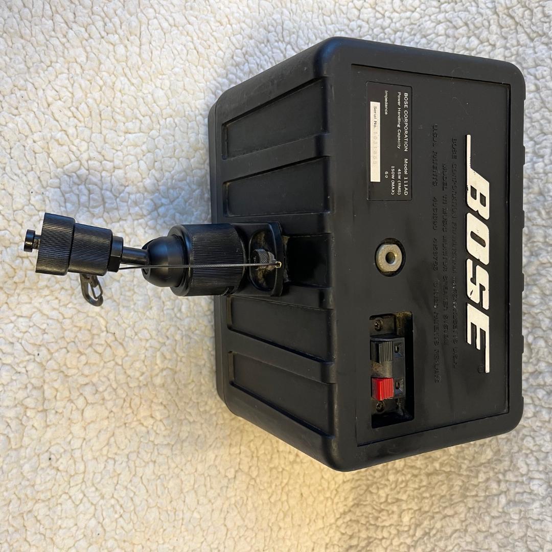 【値下げ】BOSE スピーカー 111AD 天井吊ブラケット付き