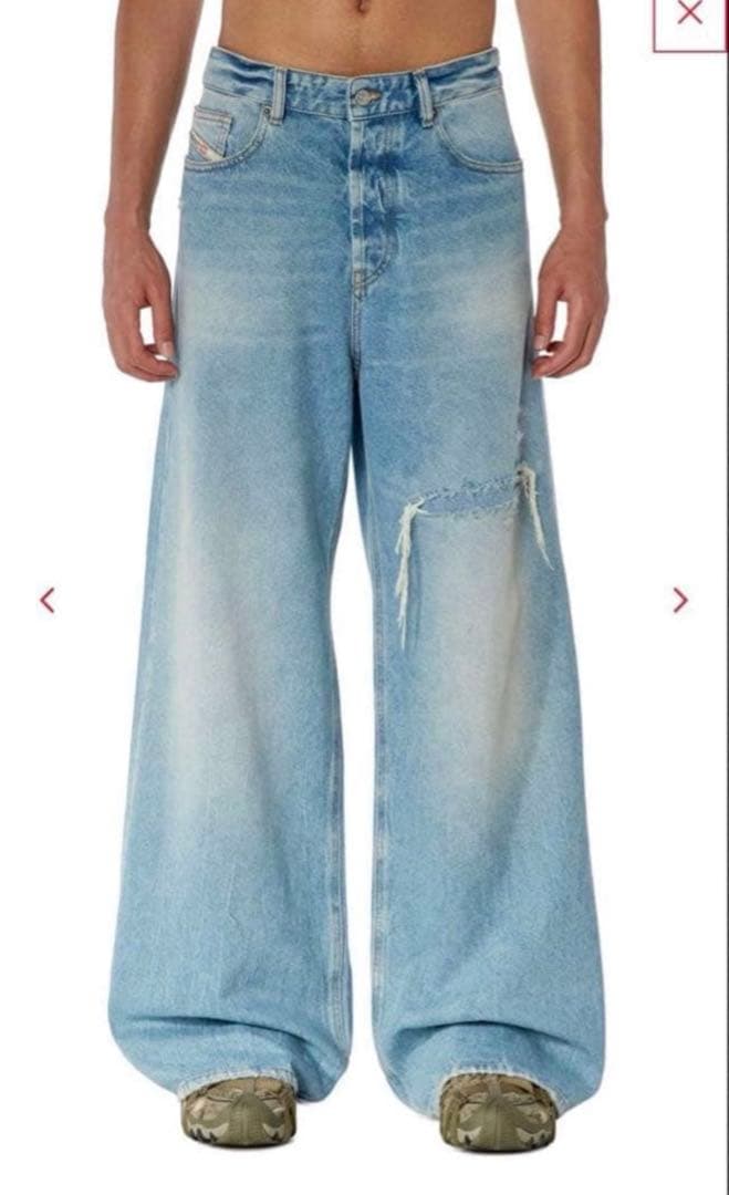 パンツ Diesel D-rise Relaxed Jeans W26