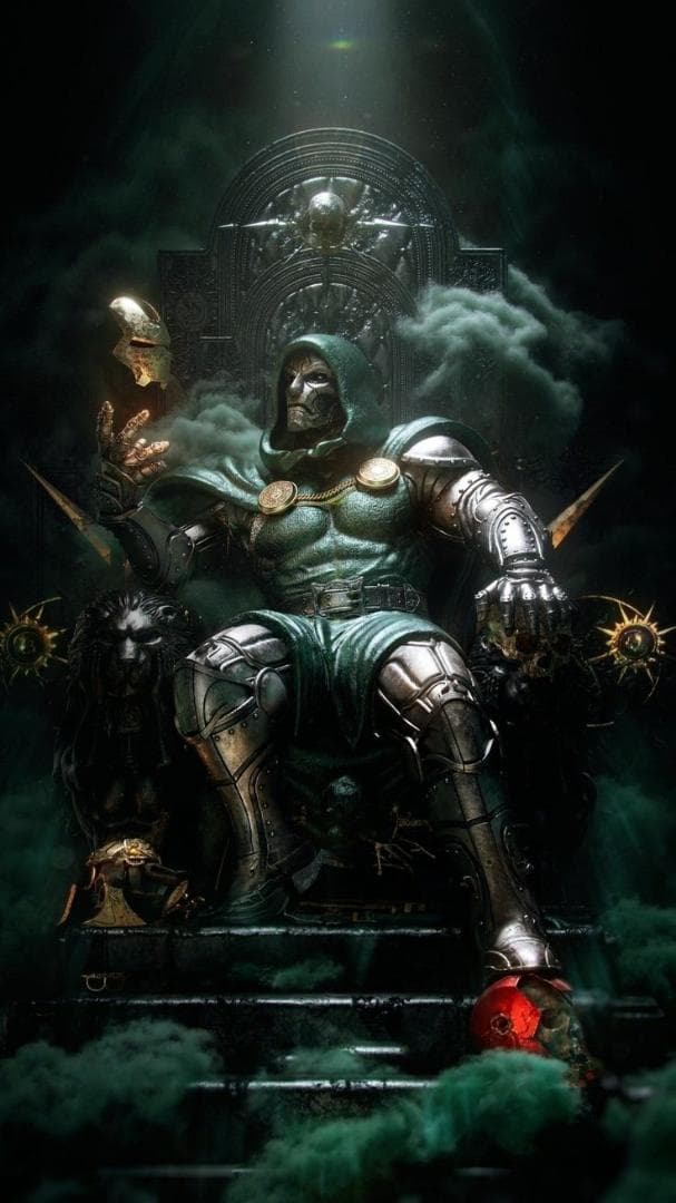 新品未開封ドクター・ドゥームレトロ10点のアクセサリ