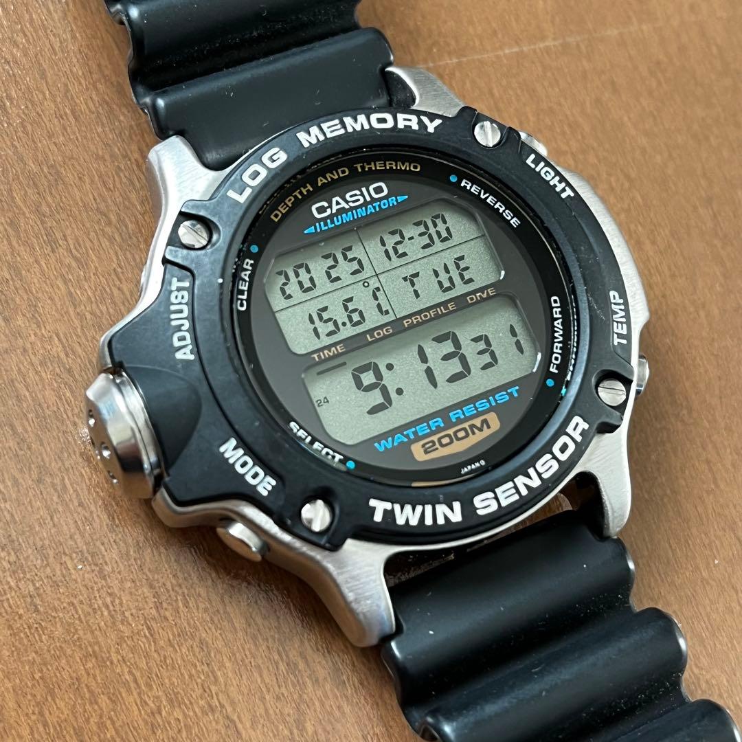 【美品】カシオ 潜水王 DEP-610 ログメモリー
