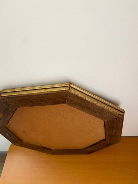 アンティークミラー 八角形