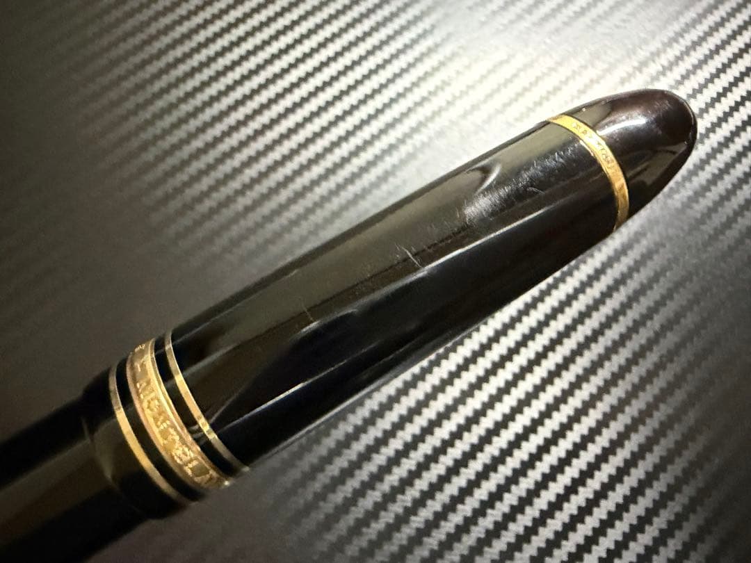 極美品 Mont Blanc 149 万年筆 14C 中白 F 細字