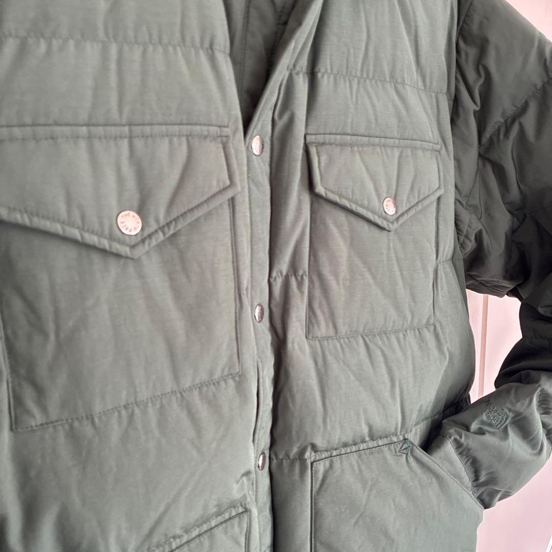 【美品】ノースフェイス スタッフドシャツ ダウンジャケット L ‘25秋冬モデル