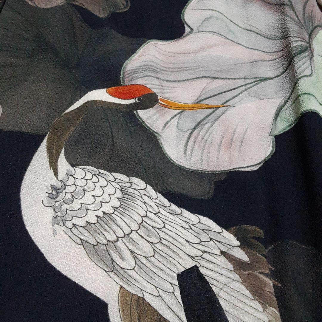 ZARA ザラ　鶴ドレスコート　スカジャンロング丈