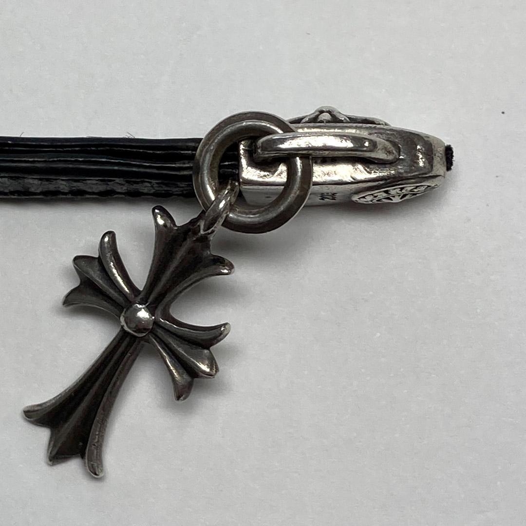 クロムハーツ タイニーCHクロス レザーストラップ CHROME HEARTS
