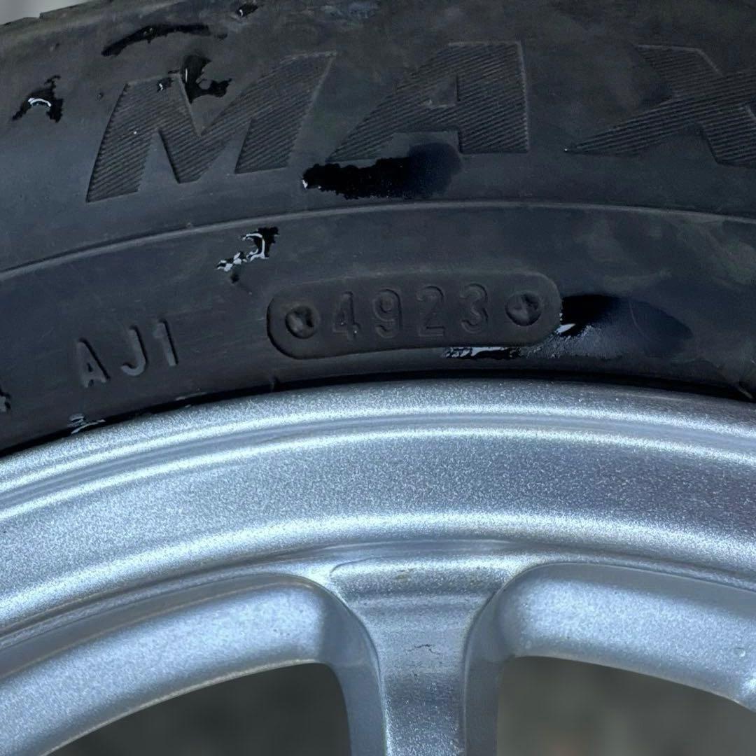 ①ボス サマータイヤ バリ溝 155/65R14 ホイール（A0414）