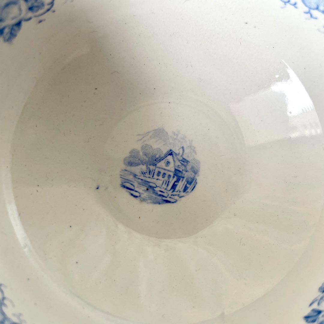 サルグミンヌ　カップ&ソーサー　鳥　バラ　ローズ　C&S フランスアンティーク