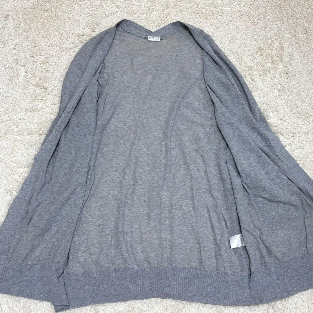 BRUNELLO CUCINELLI ロングカーディガン グレー 灰色 羽織り