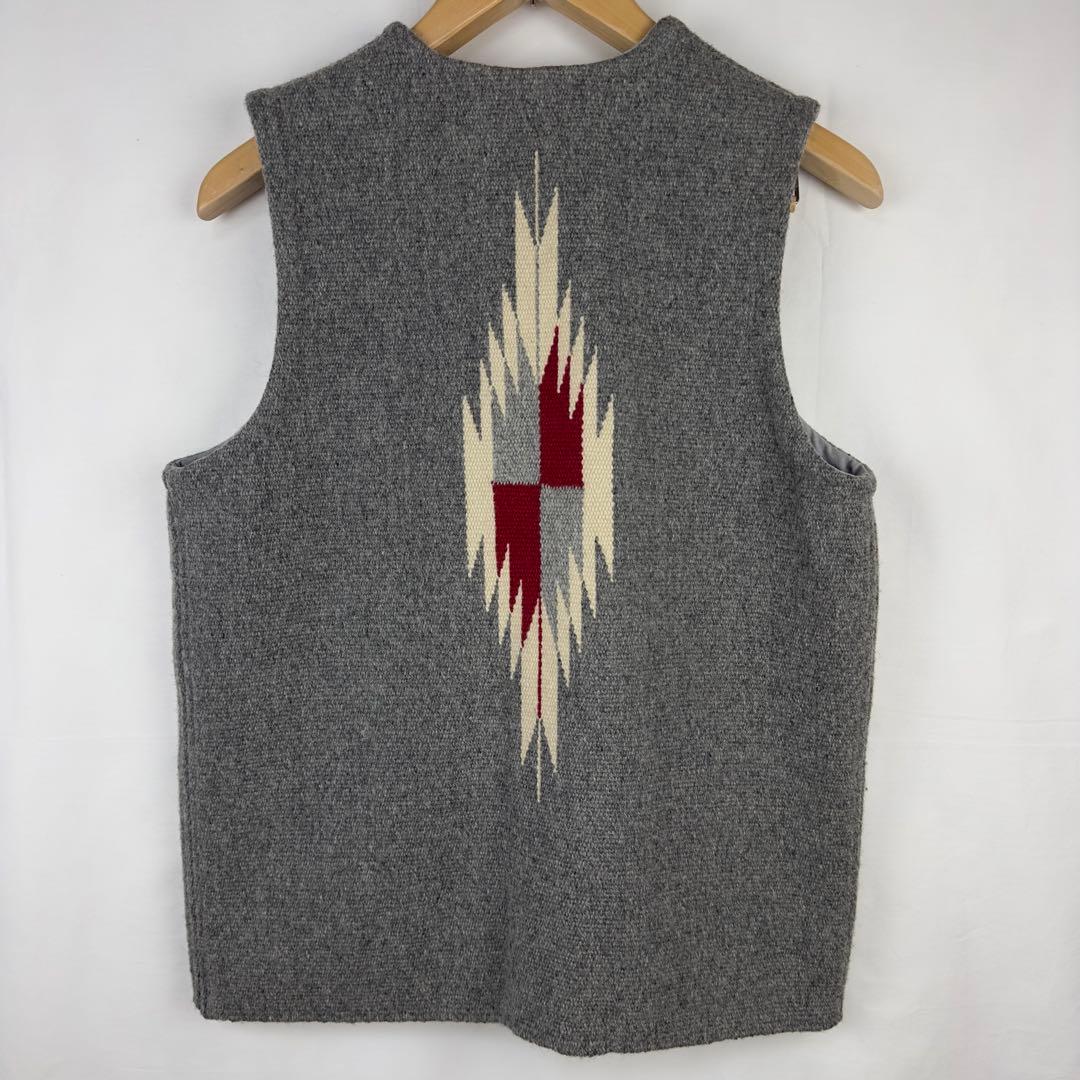 希少 CENTINELA センチネラ チマヨ ベスト グレー　36 Mサイズ