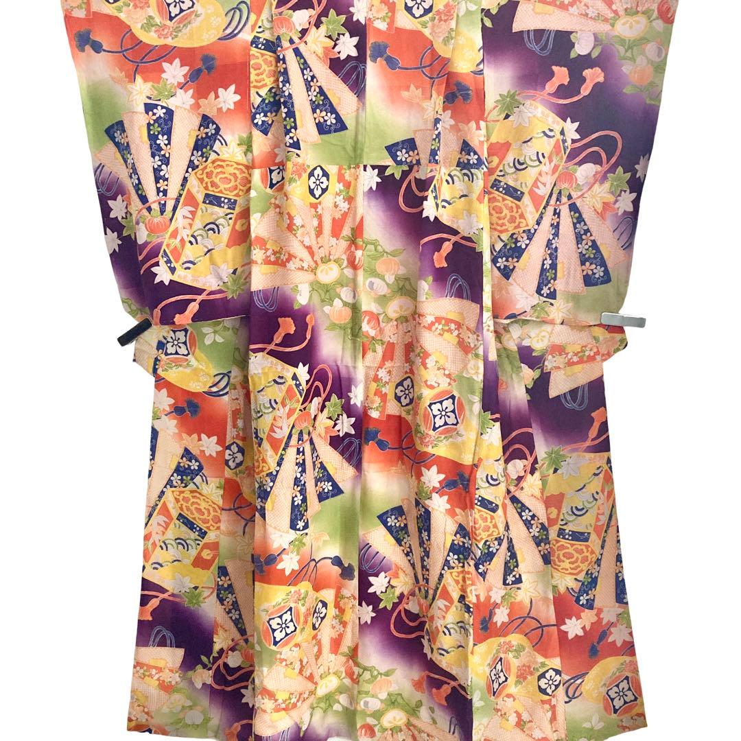 アンティーク7歳〜ジュニア 女の子 子供着物 七五三 アンティーク着物 NO42