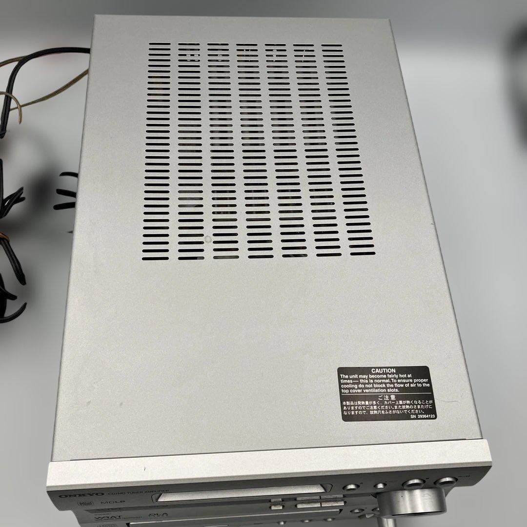 動作確認済　ONKYO X-N7FX MDコンポ　CD・MDプレーヤー