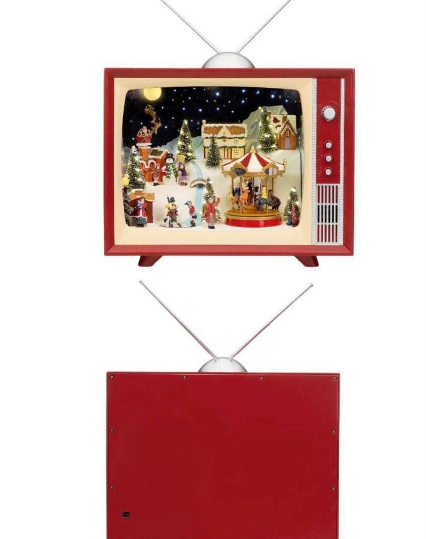アニメーションテレビ ライトと音楽付き クリスマス 新品未開封