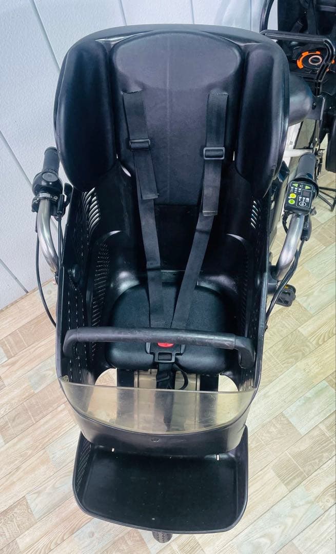 3070ブリヂストン12.8アンペア3人乗り対応子供乗せ　電動アシスト自転車