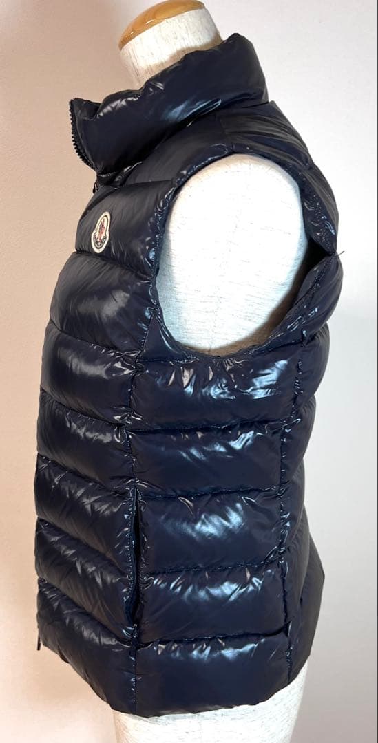 モンクレール ネイビーブルー ダウンベスト サイズ0