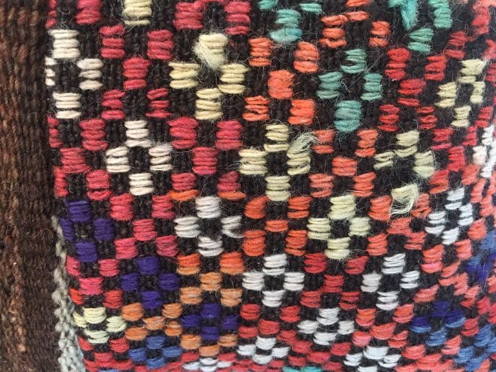 ビンテージラグ　トルコラグ　オールドキリム　クッションカバー　パッチワーク⑦