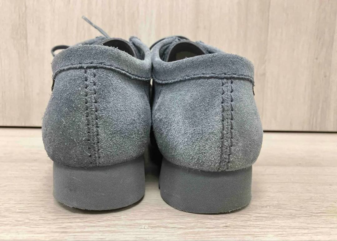 クラークス　ワラビー　ブルーグレー　UK8