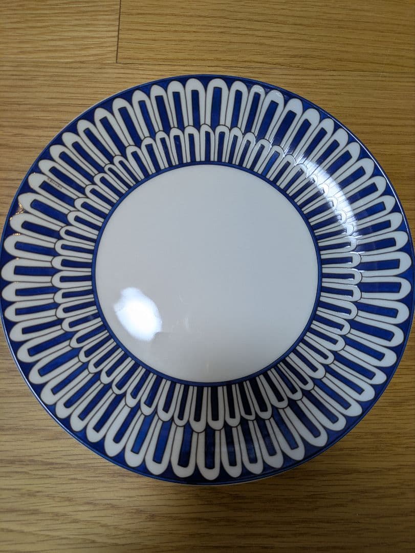 【新品未使用】HERMES ブルーダイユール プレートセット