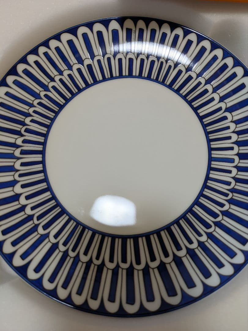 【新品未使用】HERMES ブルーダイユール プレートセット