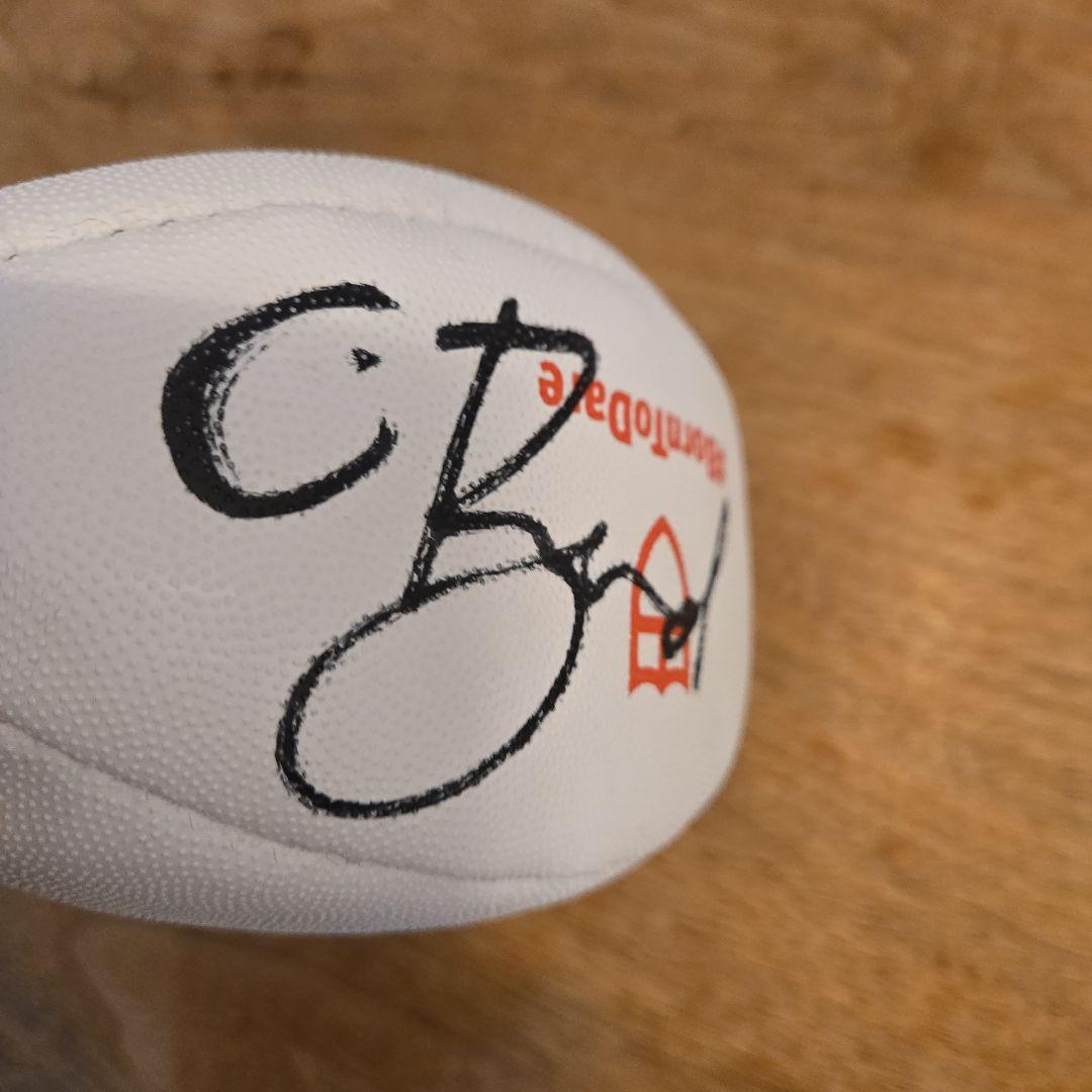 オールブラックス　サイン　ラグビーボール　TUDOR