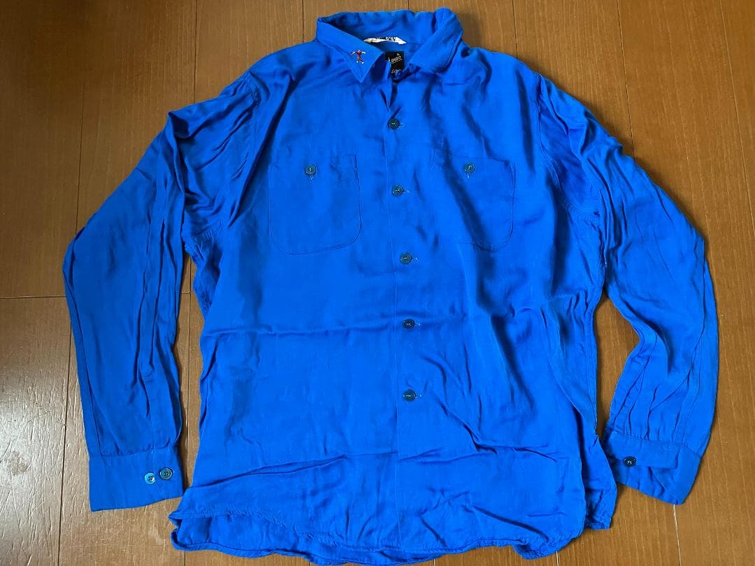 ★50ｓ ビンテージ！キングルイ King Louie ボーリングシャツ 古着