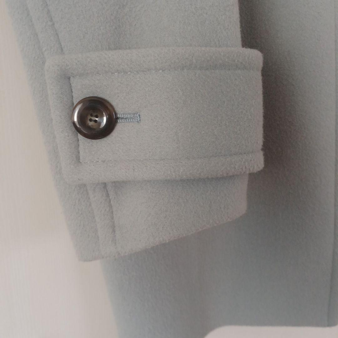 スピックアンドスパン　ビーバーノーカラージップコート　38