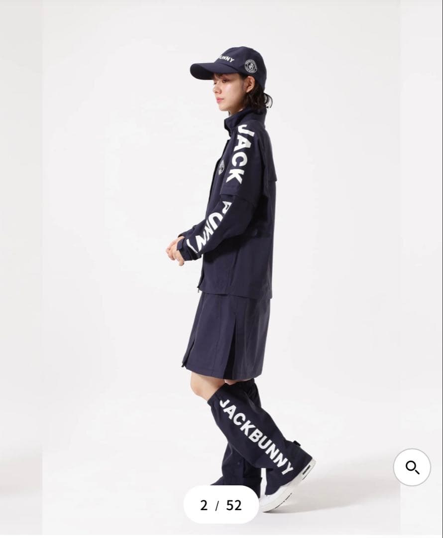 JACK BUNNY ネイビー レインワンピース