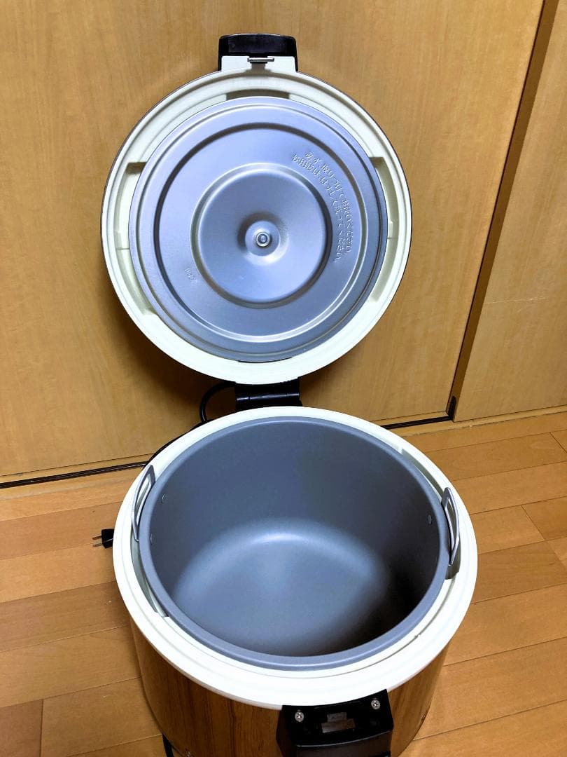 象印　業務用　保温ジャー　3.3升(6L)　木目　美品(使用に問題ない凹みあり)