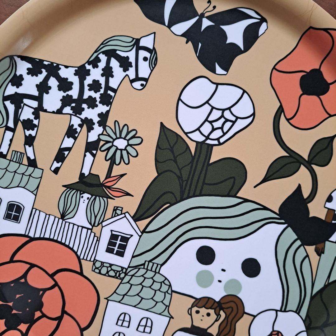 【未使用】マリメッコ マリキュラ marikyla トレイ 31cm