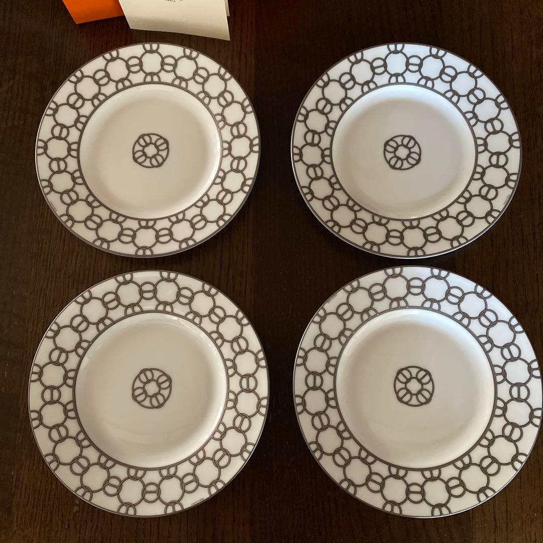 flower.comHERMES フィルジャルダン　デザート皿 4枚セット