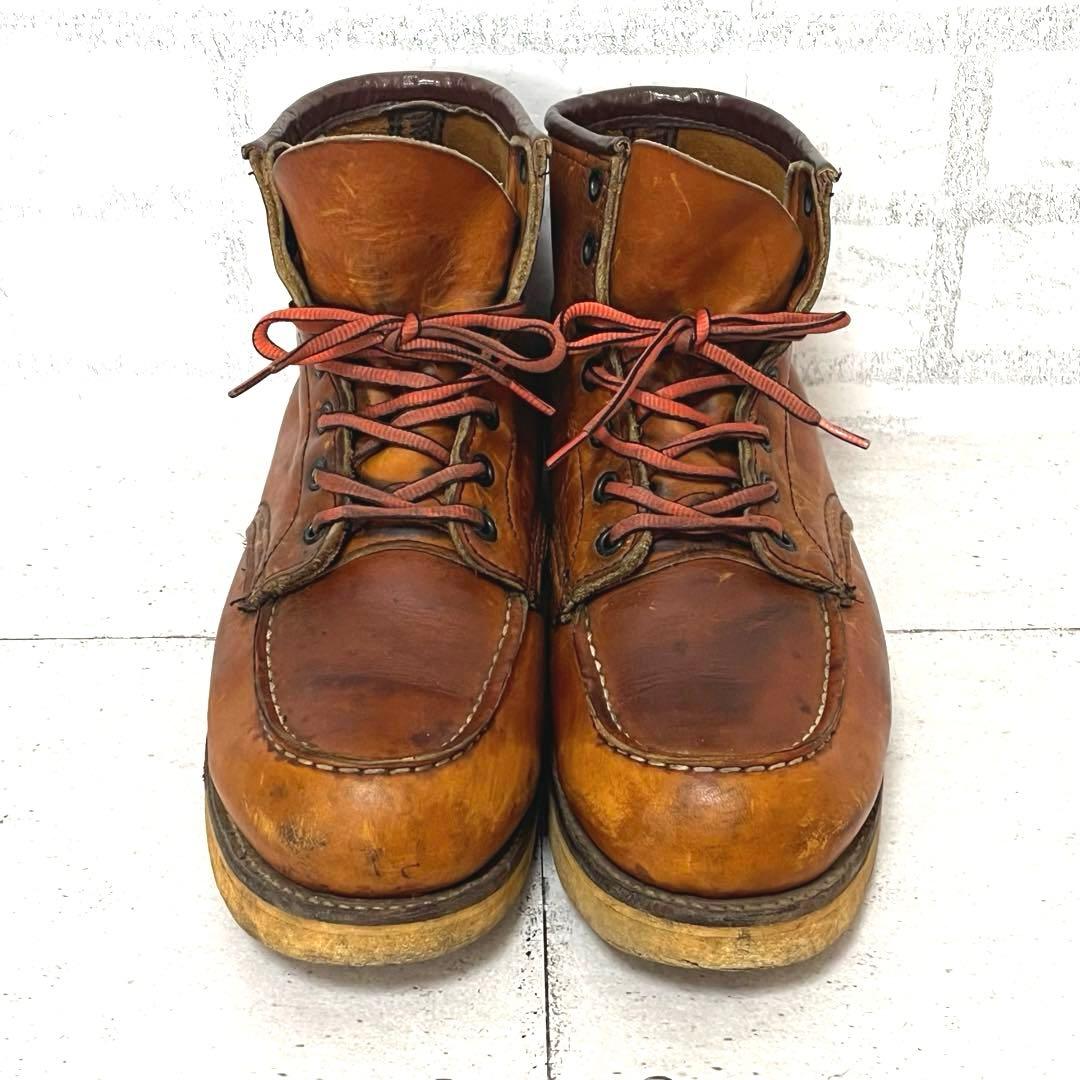 【レッドウィング】875 ワークブーツ 縦羽タグ♡ブラウン 9D