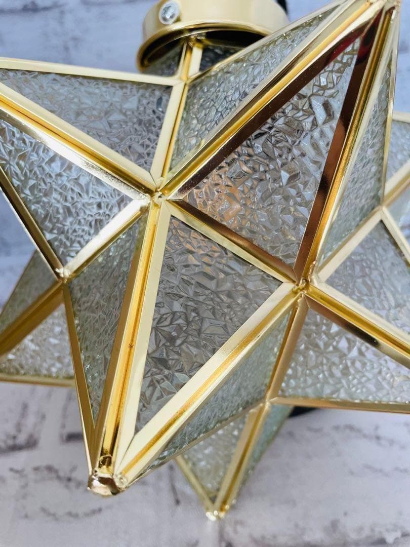 【お買い得】【2灯セット】ペンダントライト 照明 星形　照明器具 14