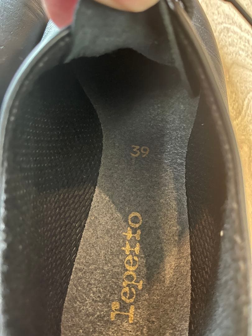 Repetto Jazz ブラックレザー ローファー　サイズ39