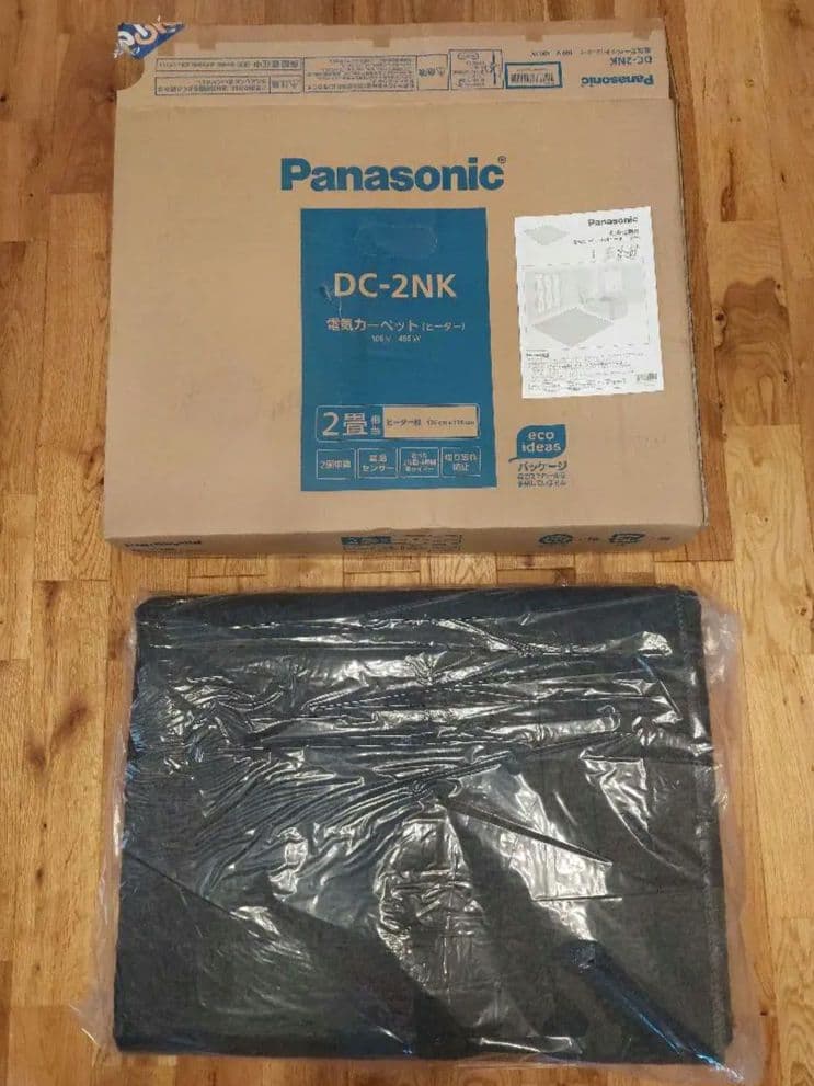 未使用 Panasonic 2畳用 DC-2NK 電気カーペット用ヒーター