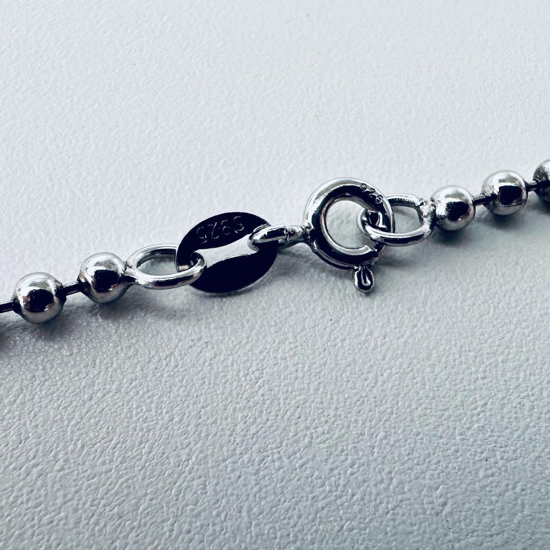 【美品】クロムハーツ クロスボール ネックレス ファスナーパーツ 紙袋＆布袋付き