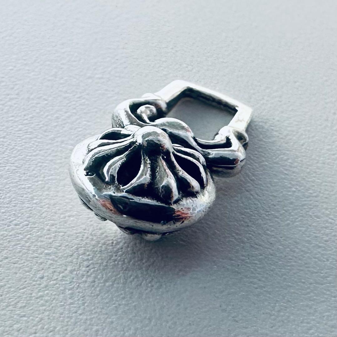 【美品】クロムハーツ クロスボール ネックレス ファスナーパーツ 紙袋＆布袋付き