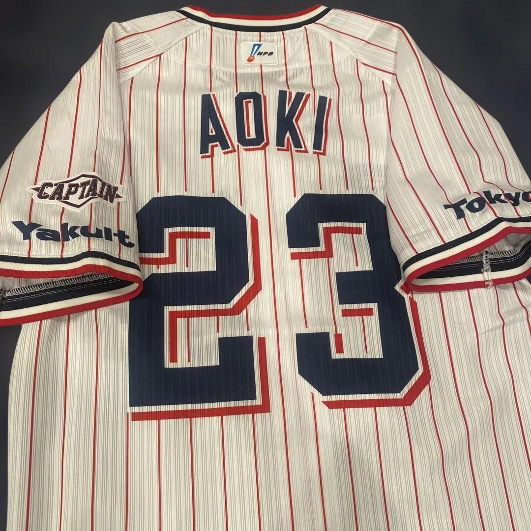 青木宣親　東京ヤクルトスワローズ　プロコレ　ユニフォーム　Sサイズ S 美品