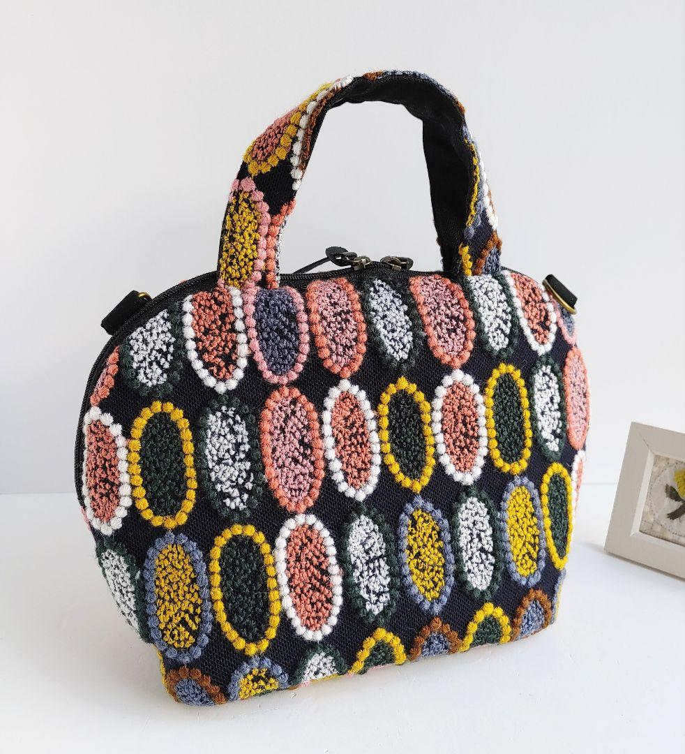 ラスト1点 ミナペルホネン 超レア ピンクミッスク ミニサイズファスナーバッグ①