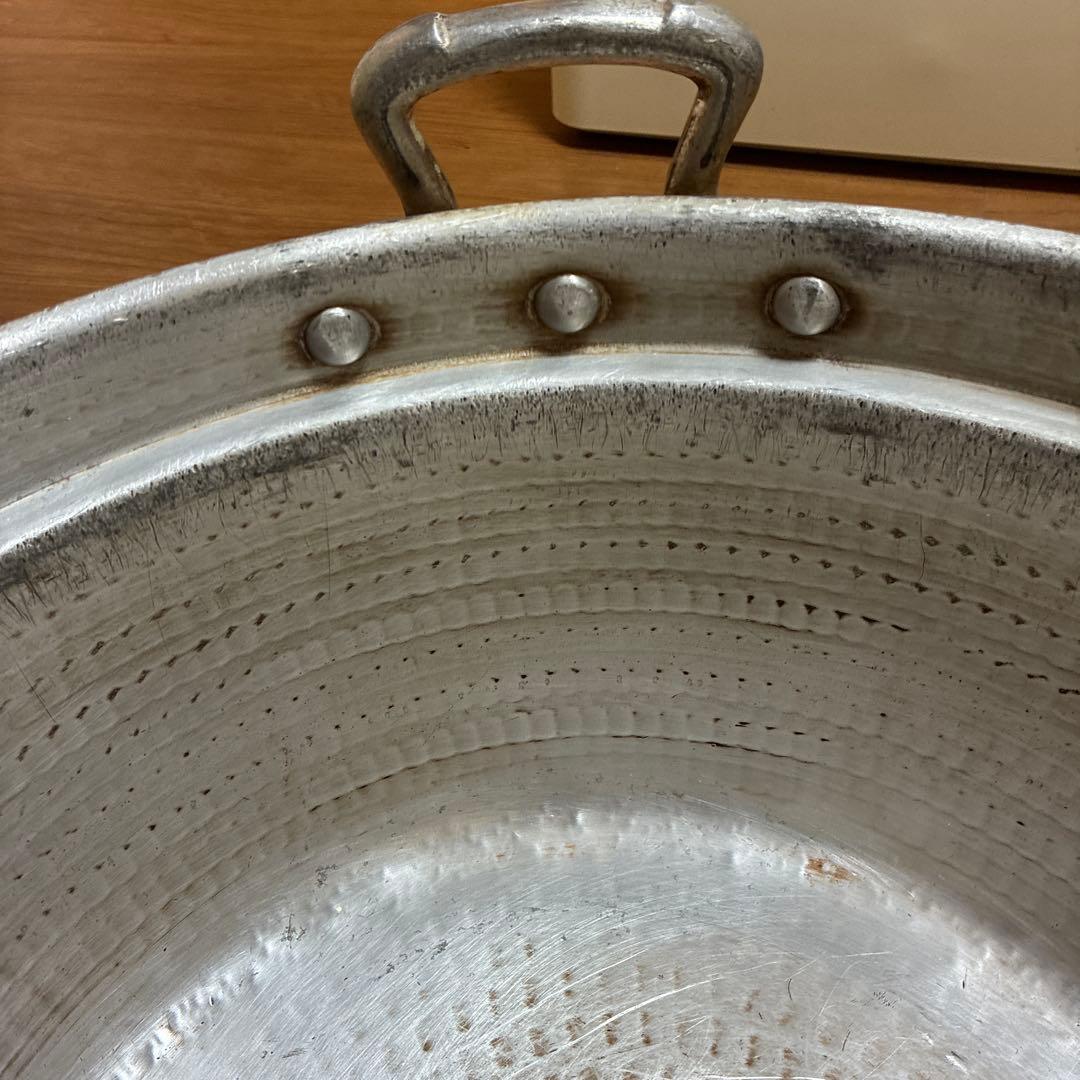 業務用アルミ製両手鍋・大鍋 39cm 42cm 2個