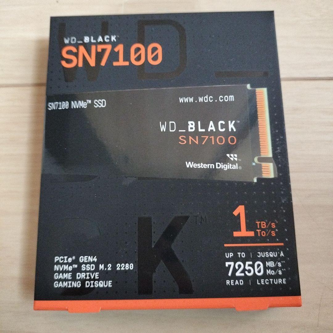 新品 未開封WD_Black SN7100 WDS100T4X0E 未開封1個