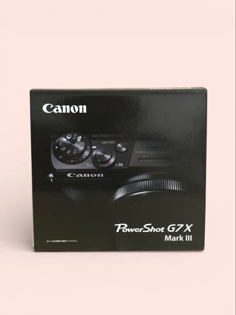 新品・未使用品 CANON　PowerShot G7X Mark3 ブラック