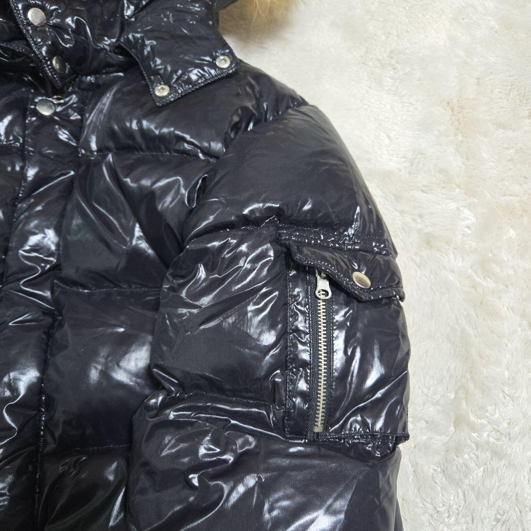 00s ハウス オブ ブルース リアルファー y2k ダウンジャケット 光沢