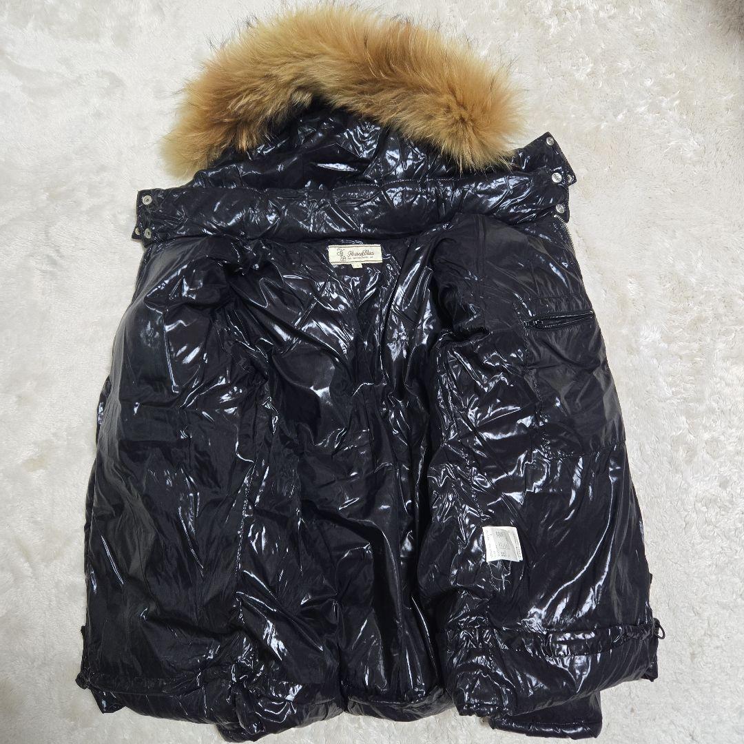 00s ハウス オブ ブルース リアルファー y2k ダウンジャケット 光沢