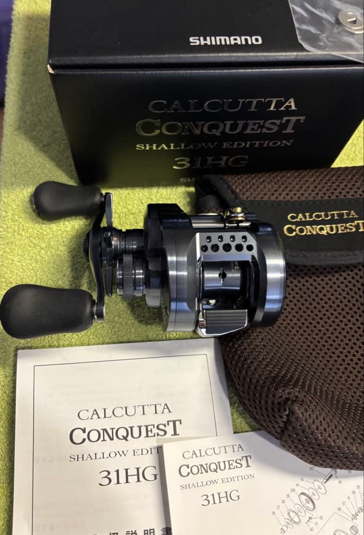 新品未使用シマノCALCUTTA CONQUEST 31HGシャローエディション