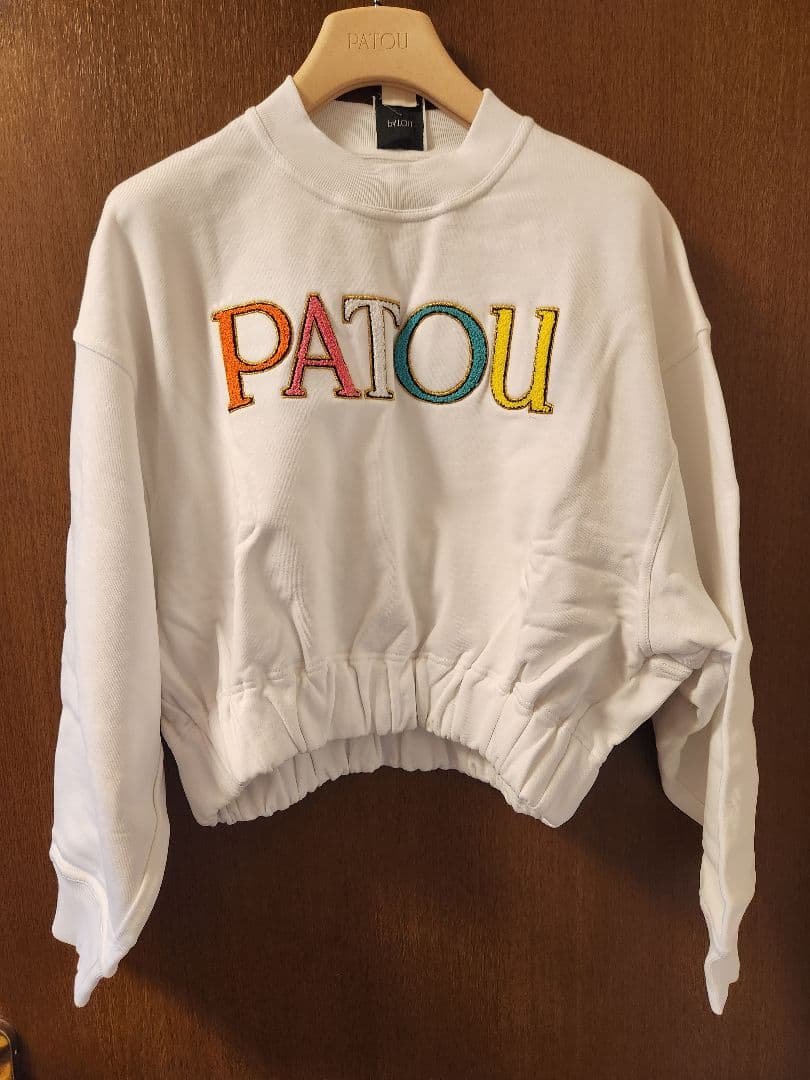 PATOU 刺繍ロゴ クロップドスウェット♡定価：¥90,200