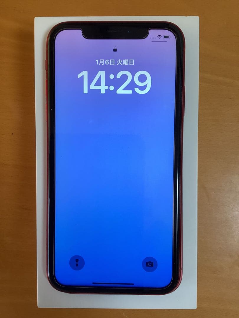 Apple iPhone XR 128GB レッド　(箱付)