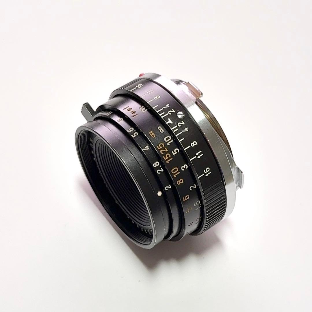 【希少】ツノ付き ズミクロン35mm F2【６枚玉】ドイツ製12504フード付き