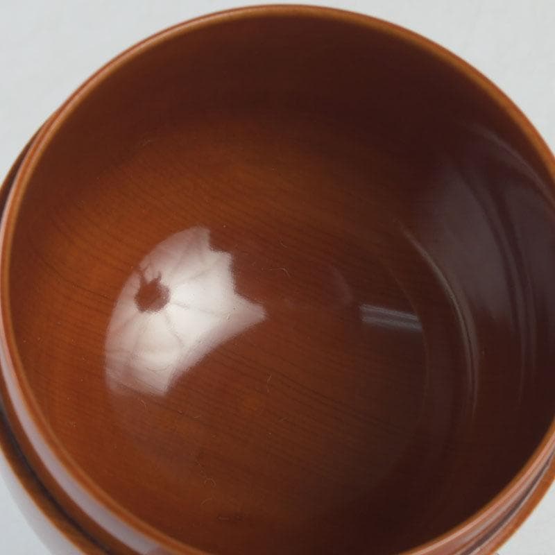 茶道具　飛騨春慶塗　中棗　箱付　V　9687