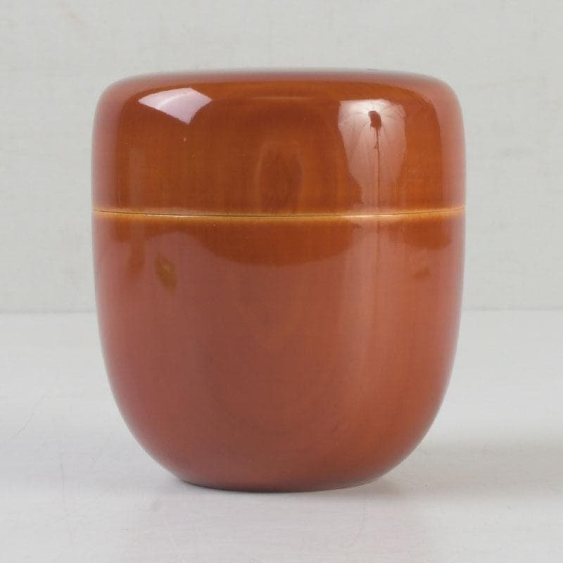 茶道具　飛騨春慶塗　中棗　箱付　V　9687