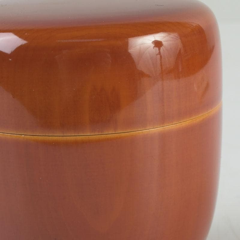 茶道具　飛騨春慶塗　中棗　箱付　V　9687